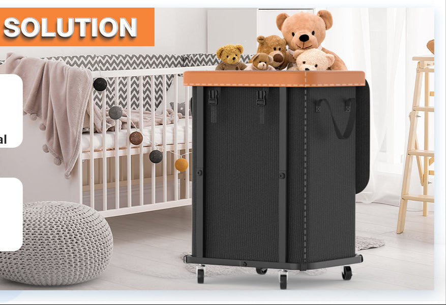 Upgrade Your Laundry Game with a Stylish 150L Rolling Hamper Cart